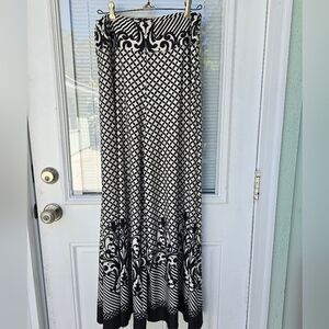 Coco Bianco Elegant Black and White Palazzo Pants